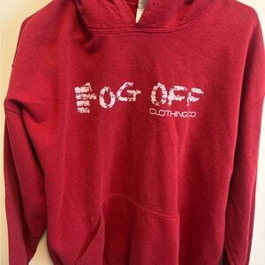 Red Men's fog off sweater